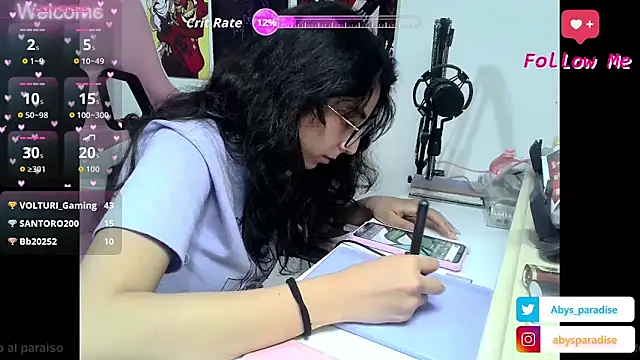 Snapshot of Abysparadise chatting on 11-12-25, 05:52 Abysparadise online show from 11-12-25, 05:52