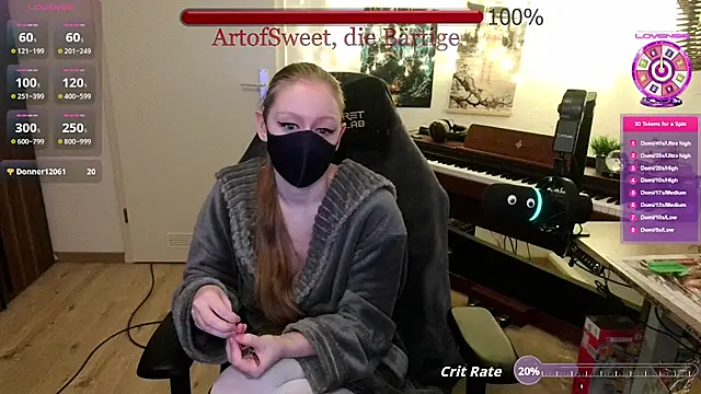 ArtofSweet online show from 07-01-26, 07:02