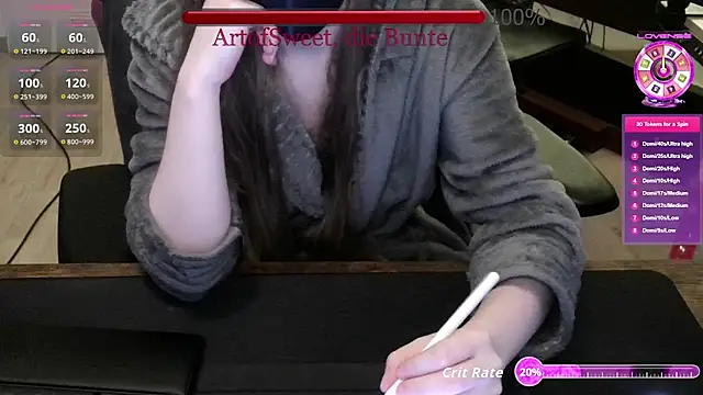 ArtofSweet online show from 07-23-26, 07:45