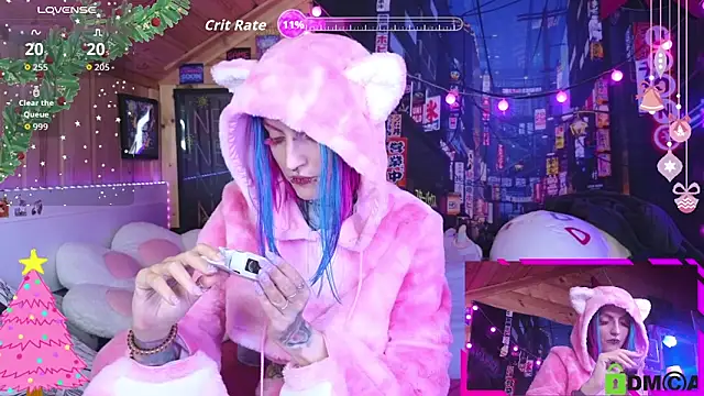 Snapshot of NekoCyber chatting on 01-07-26, 04:59 NekoCyber online show from 01-07-26, 04:59