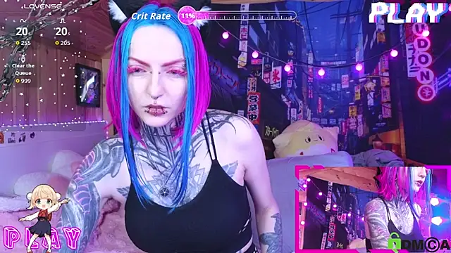 Snapshot of NekoCyber chatting on 03-19-26, 05:00 NekoCyber online show from 03-19-26, 05:00