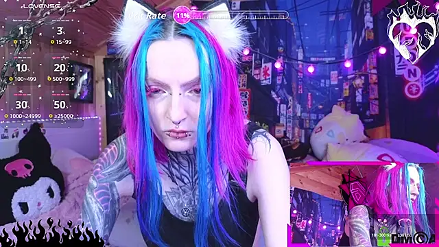 Snapshot of NekoCyber chatting on 05-10-26, 05:12 NekoCyber online show from 05-10-26, 05:12